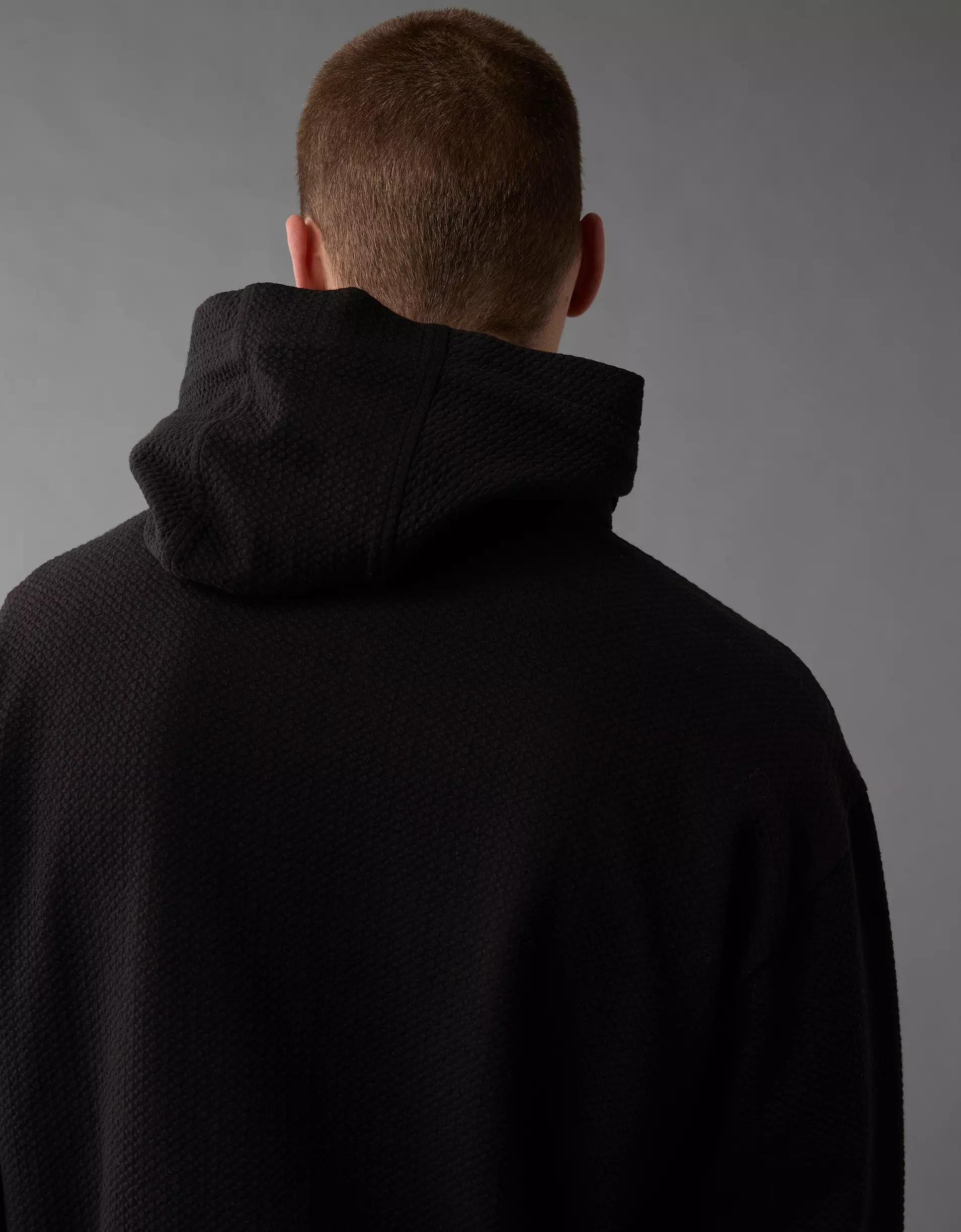 AE 24/7 Textured Fleece Hoodie Product Image