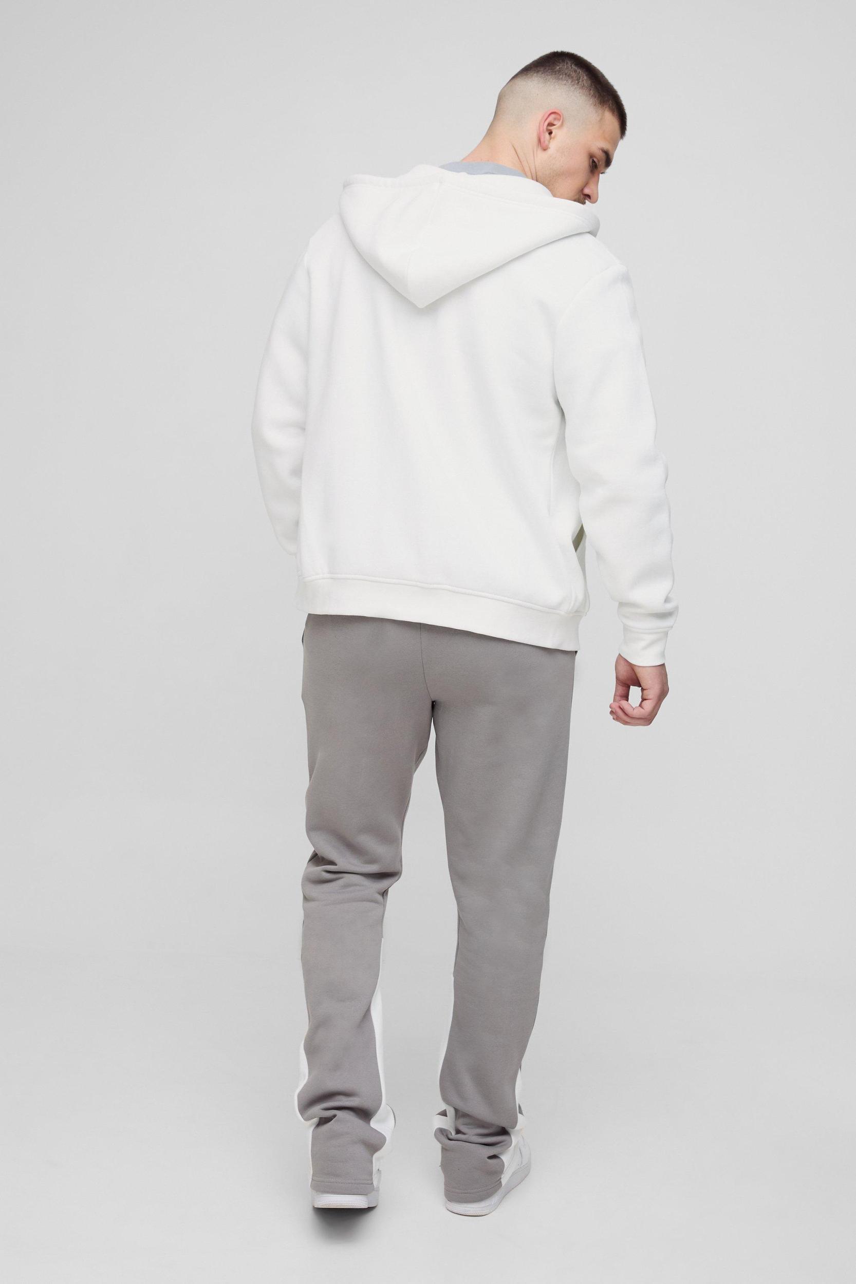 Tall Applique Slim Star Gusset Sweatpants | boohooMAN USA Product Image