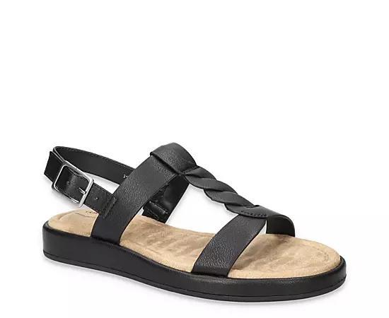Easy Street Tampa Platform Women's Comfort Sandals, Size: 9.5, Blue Product Image