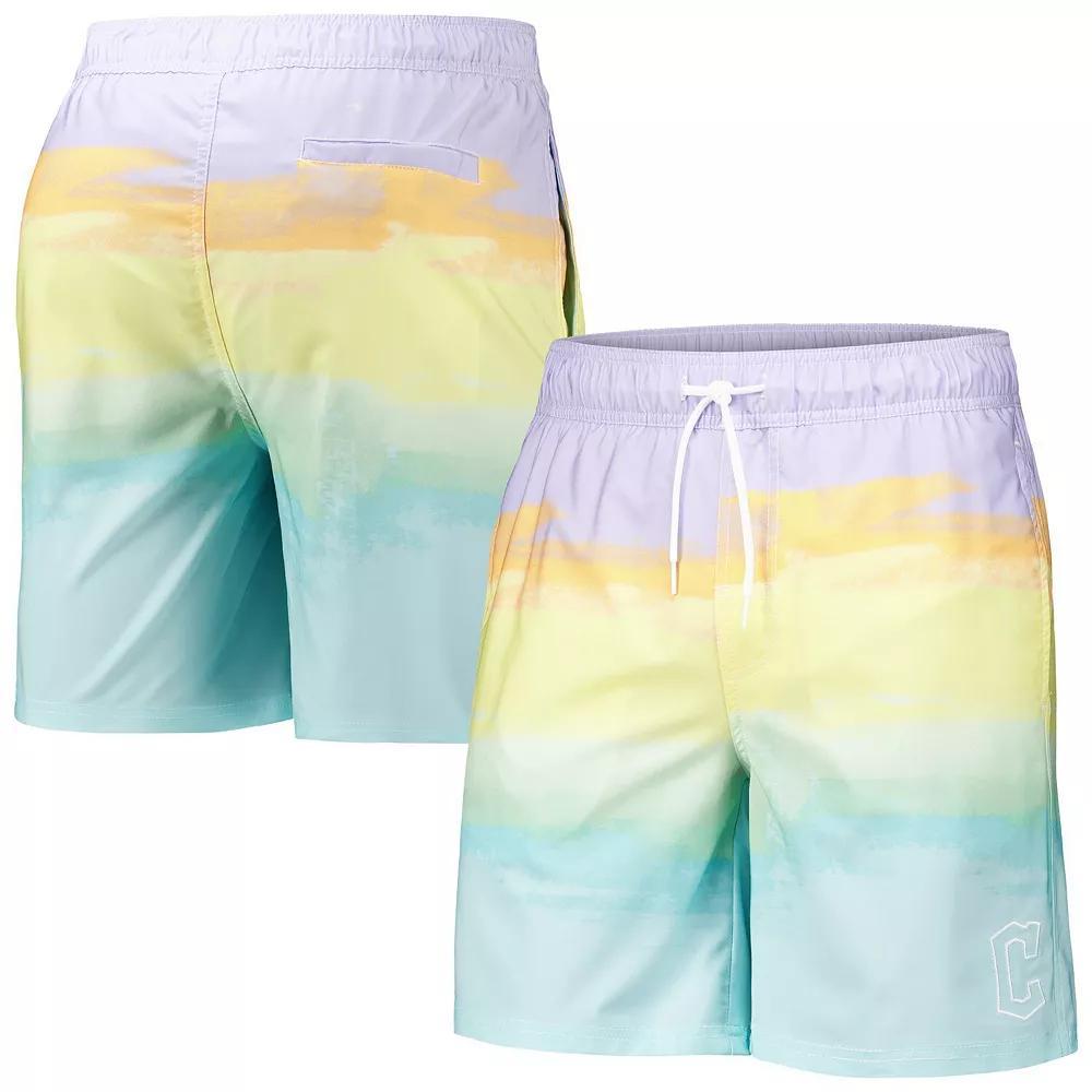 Men's G-III Sports by Carl Banks Cleveland Guardians Perfect Game Volley Board Shorts, Size: Small, Grd Team Product Image