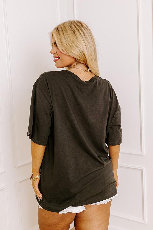 Free Bird America Distressed Boyfriend Tee Curves Product Image