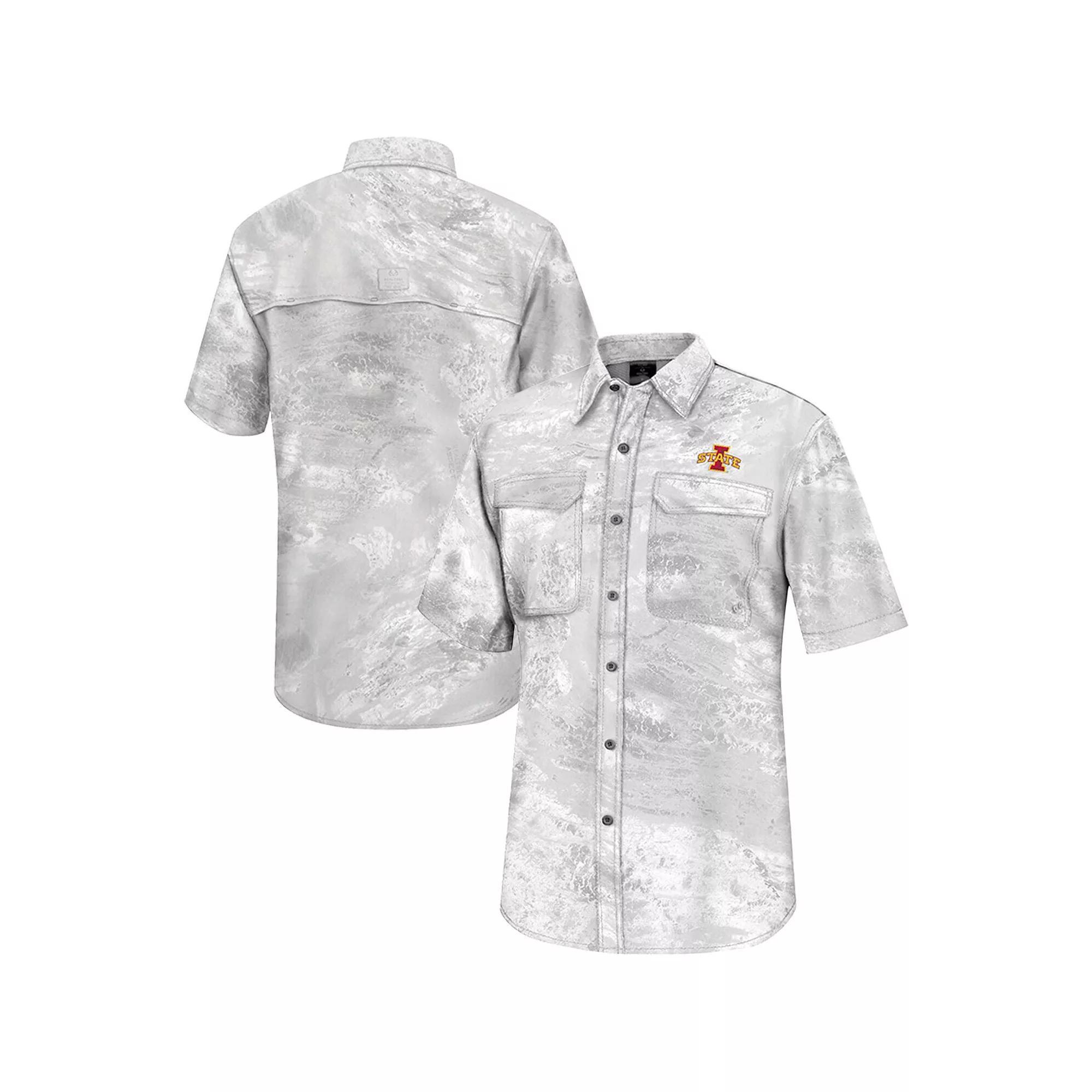 Mens Colosseum Alabama Crimson Tide Realtree Aspect Charter Full-Button Fishing Shirt Product Image