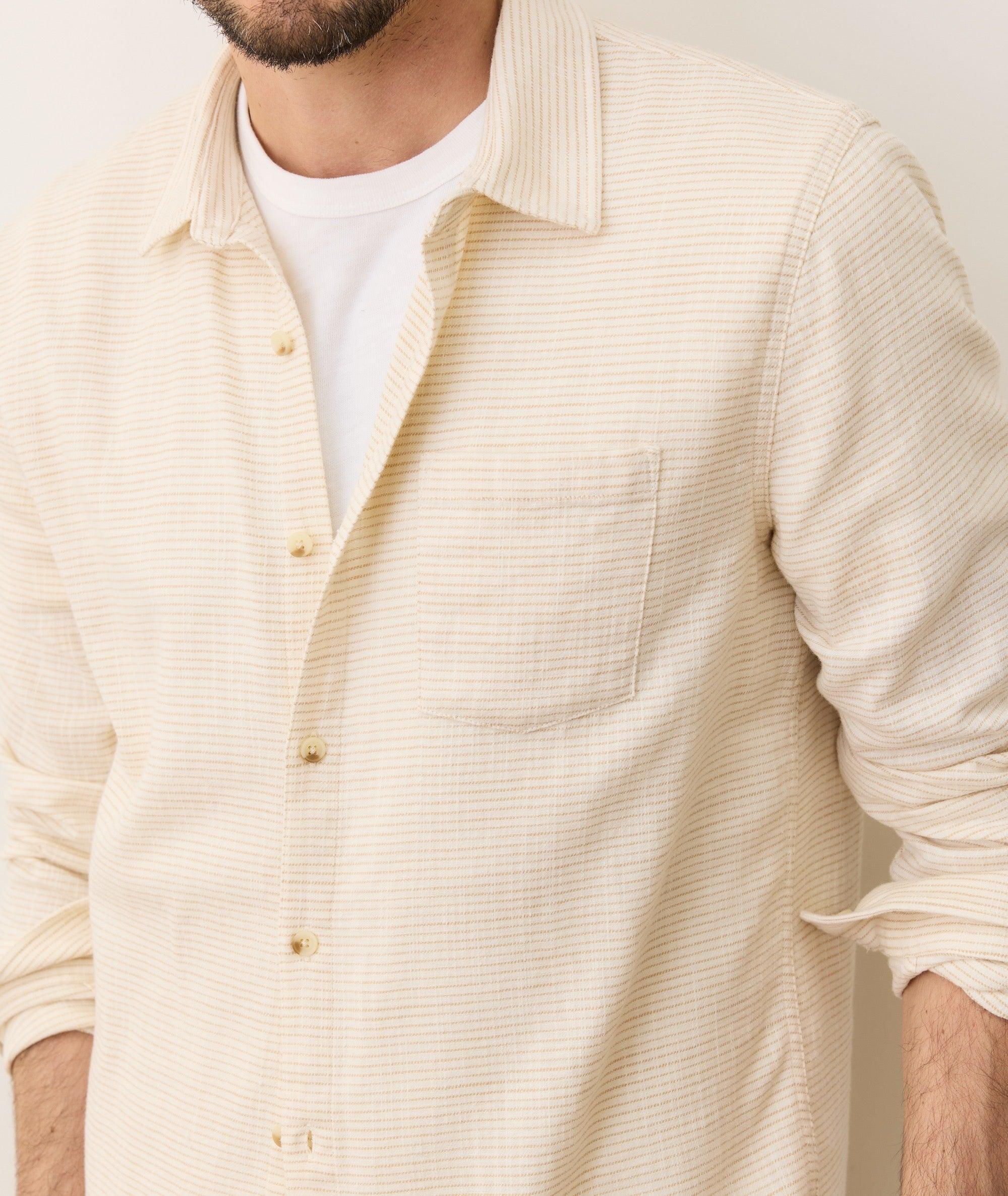 Stretch Selvage Long Sleeve Shirt Product Image