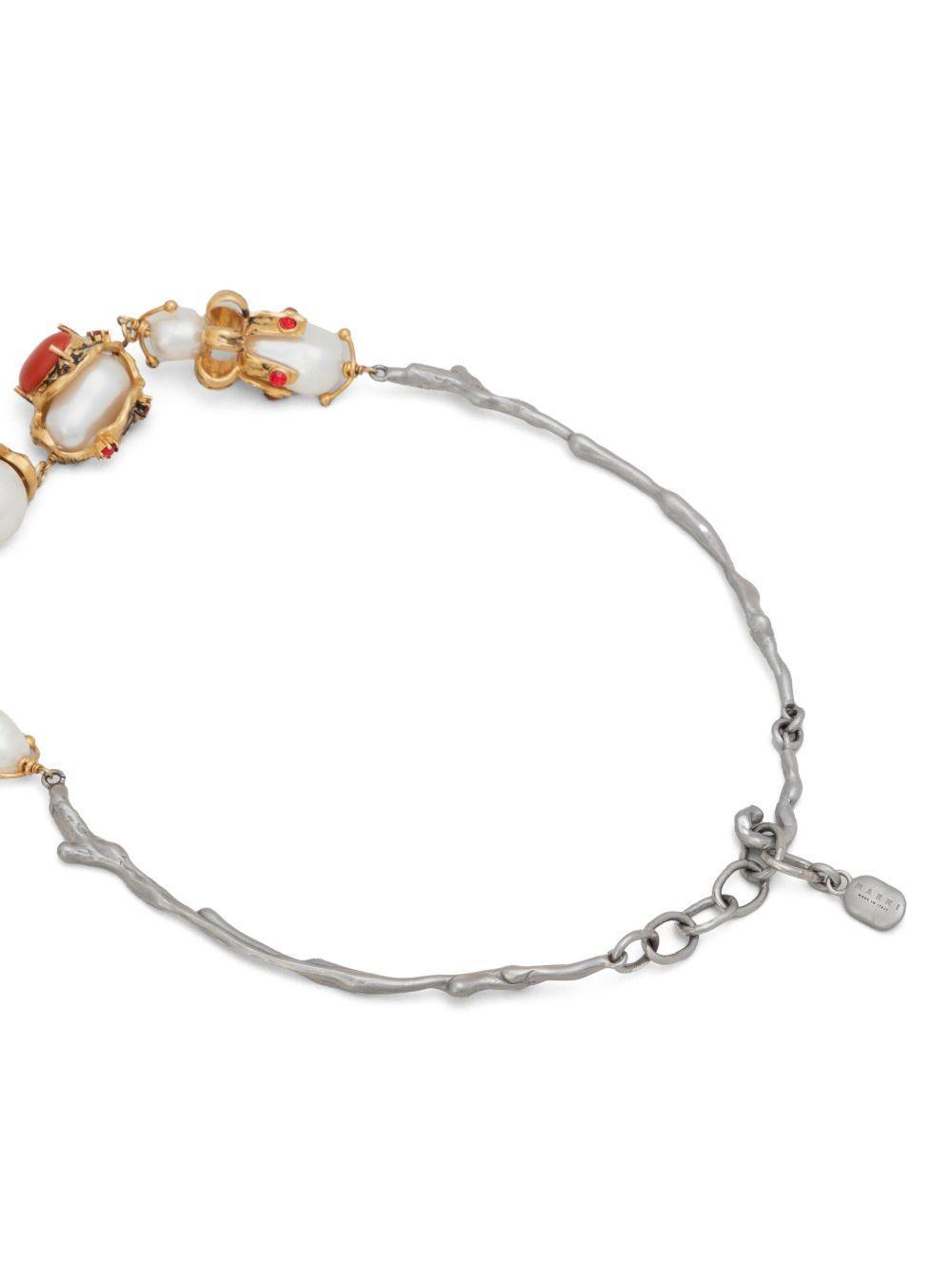 pearl-embellished necklace Product Image