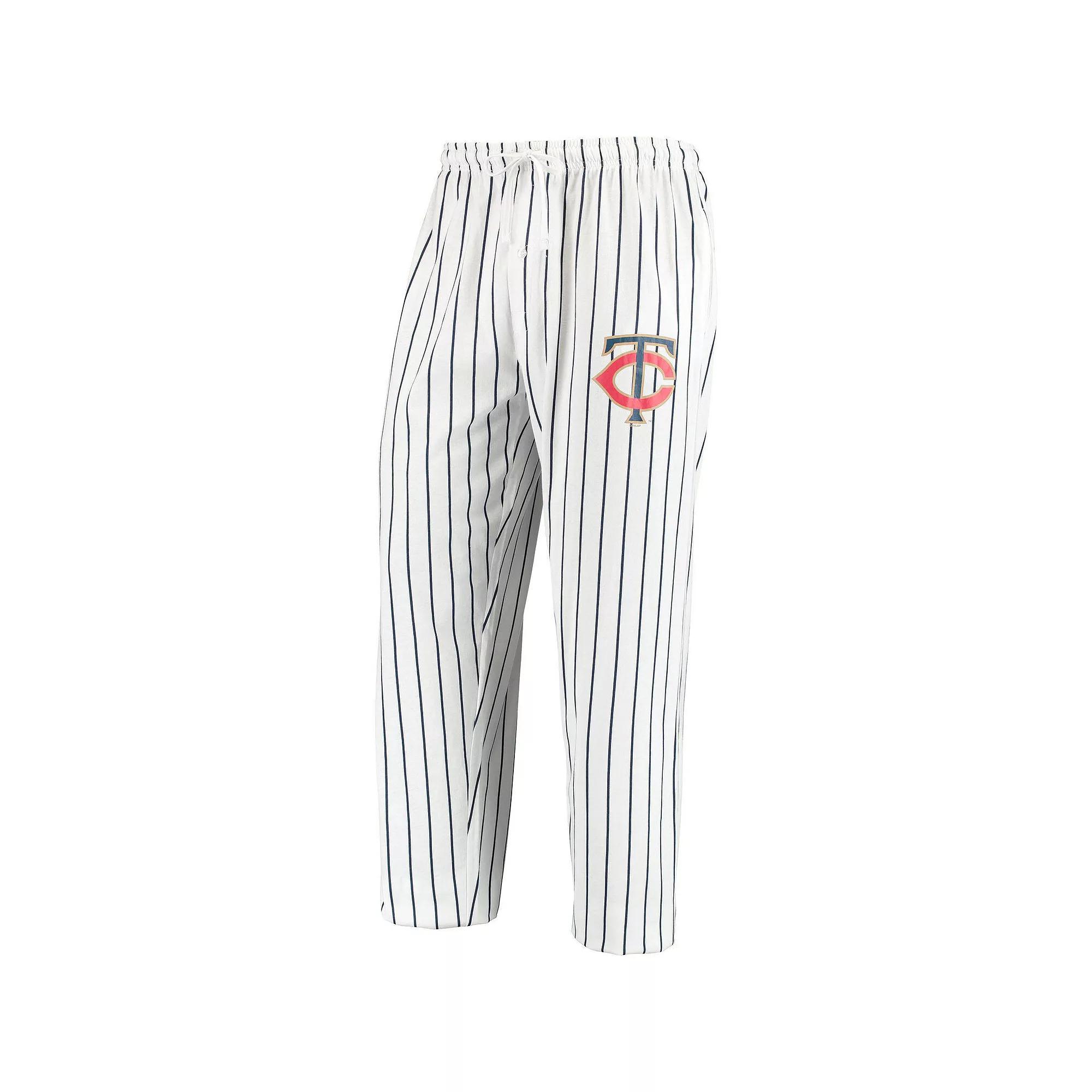 Men's Concepts Sport White/Navy Minnesota Twins Vigor Lounge Pant, Size: 3XL Product Image