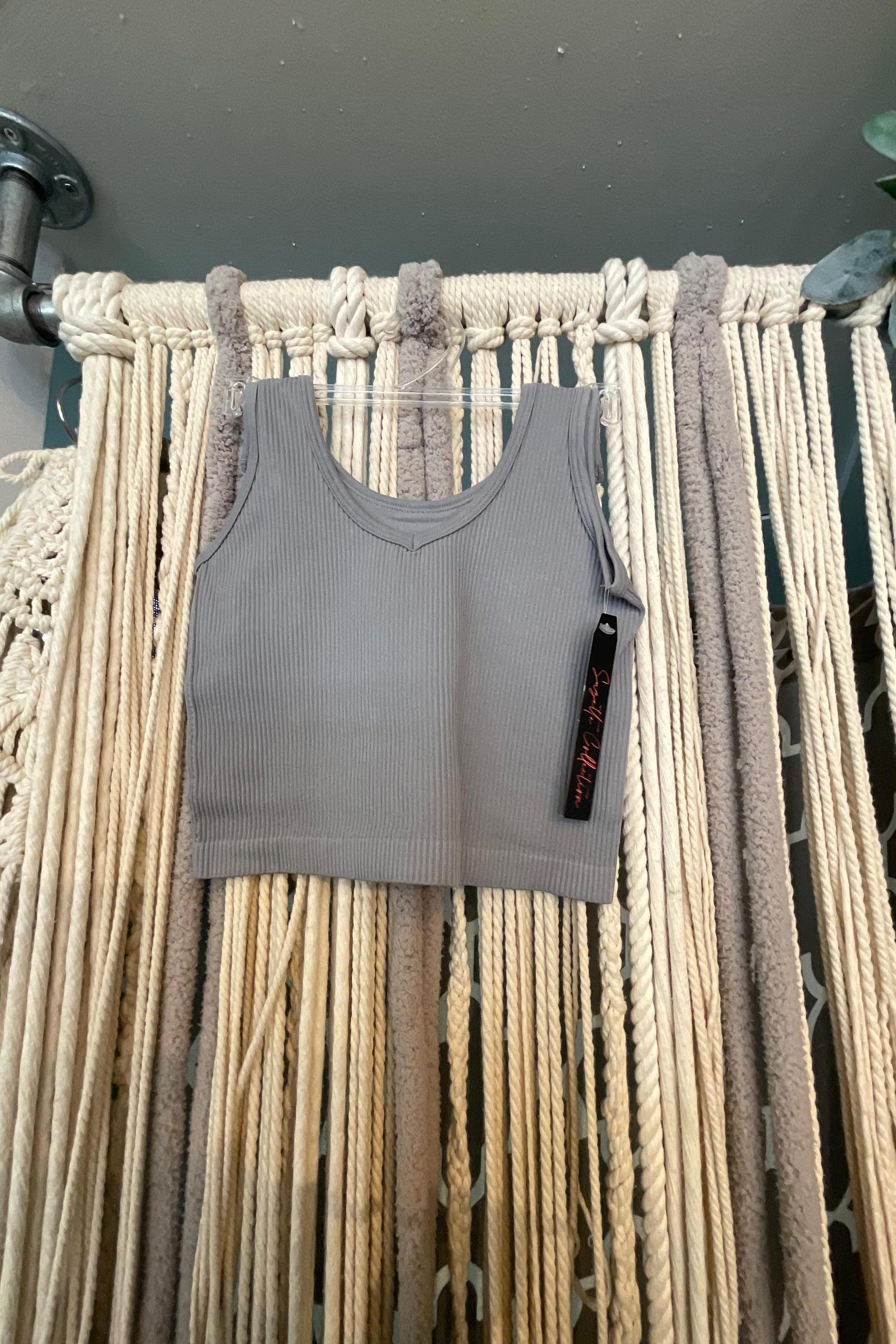 Ribbed V-Neck Brami Product Image