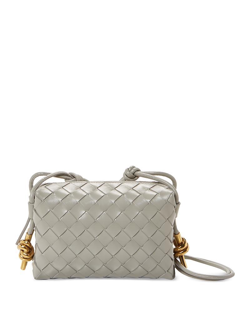 Womens Mini Loop Intrecciato Leather Camera Bag Product Image