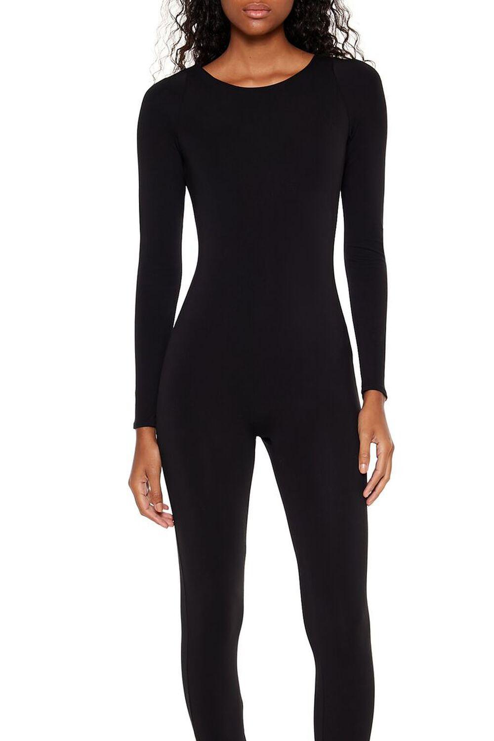 Fitted Open-Back Jumpsuit | Forever 21 Product Image