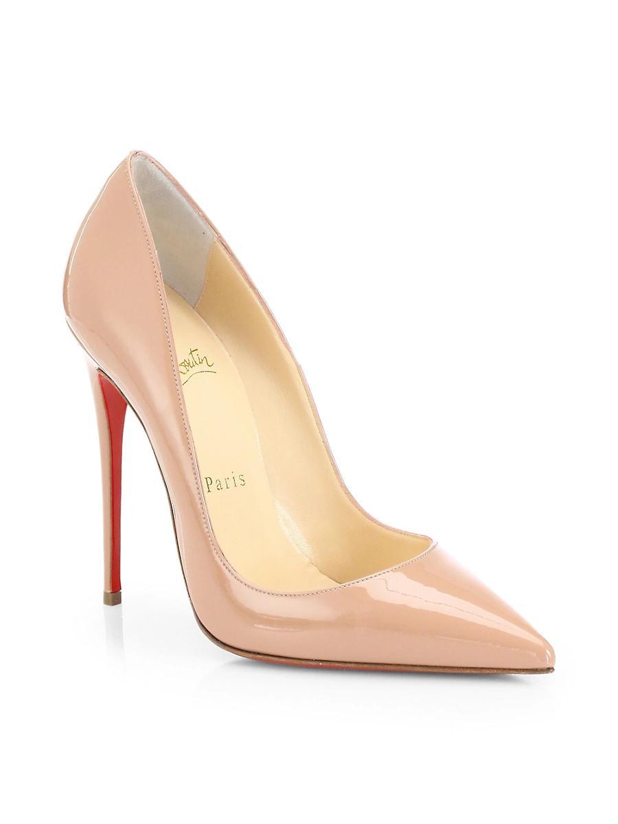 So Kate Patent Pointed-Toe Red Sole Pump Product Image
