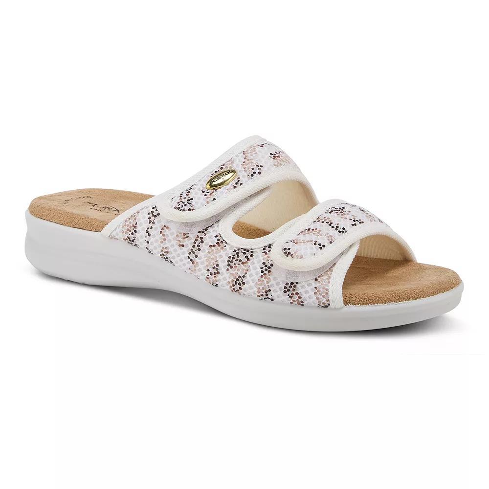 Flexus by Spring Step Scala Women's Slide Sandals, Size: 40, White Team Product Image