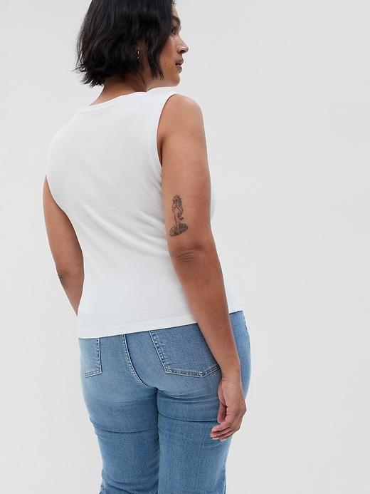Linen-Blend Tank Top Product Image
