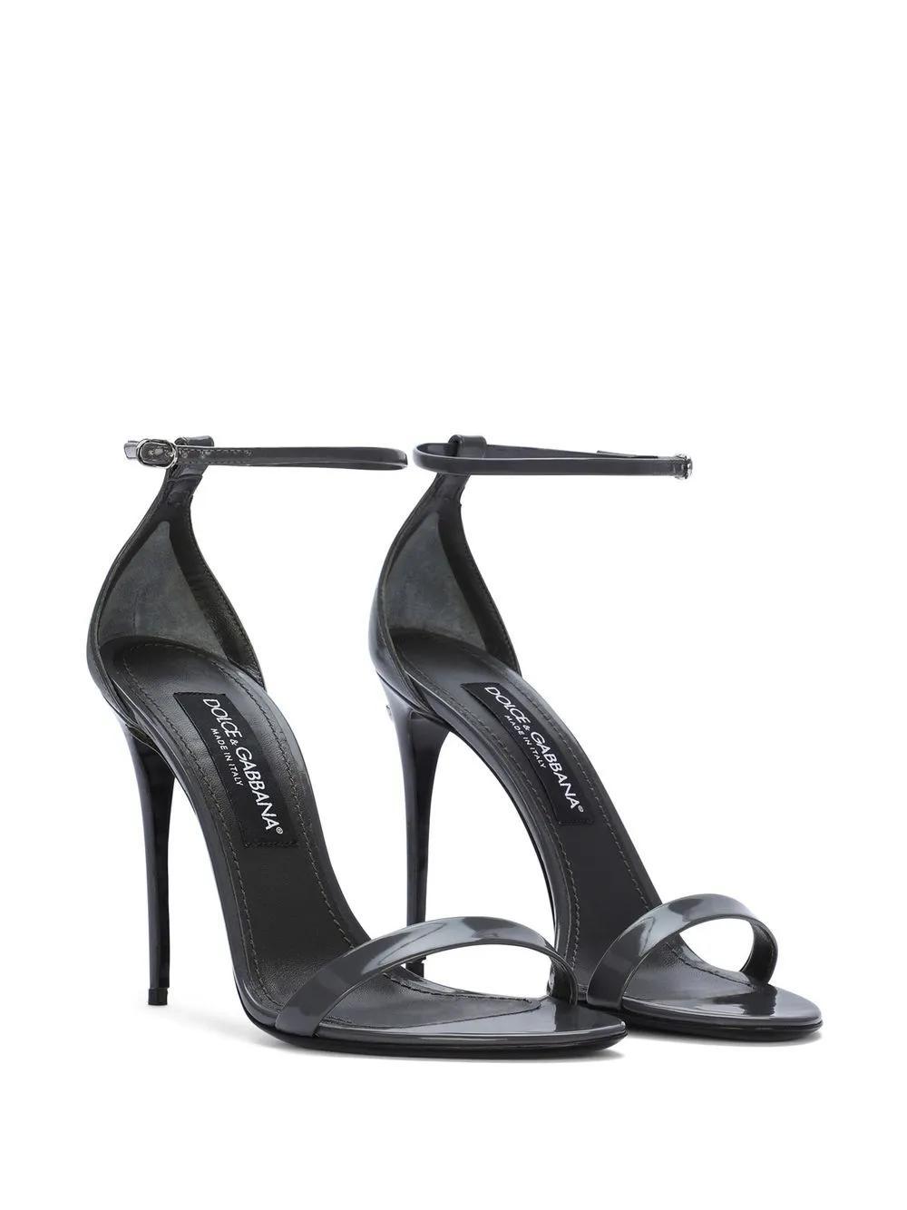 105mm Kim leather sandals Product Image