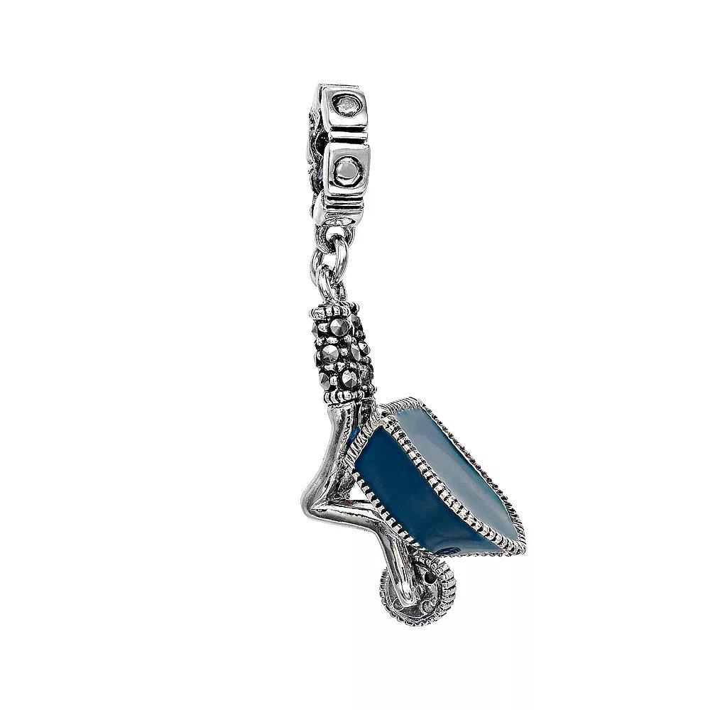 Lavish by TJM Sterling Silver Trolley Charm, Women's Product Image