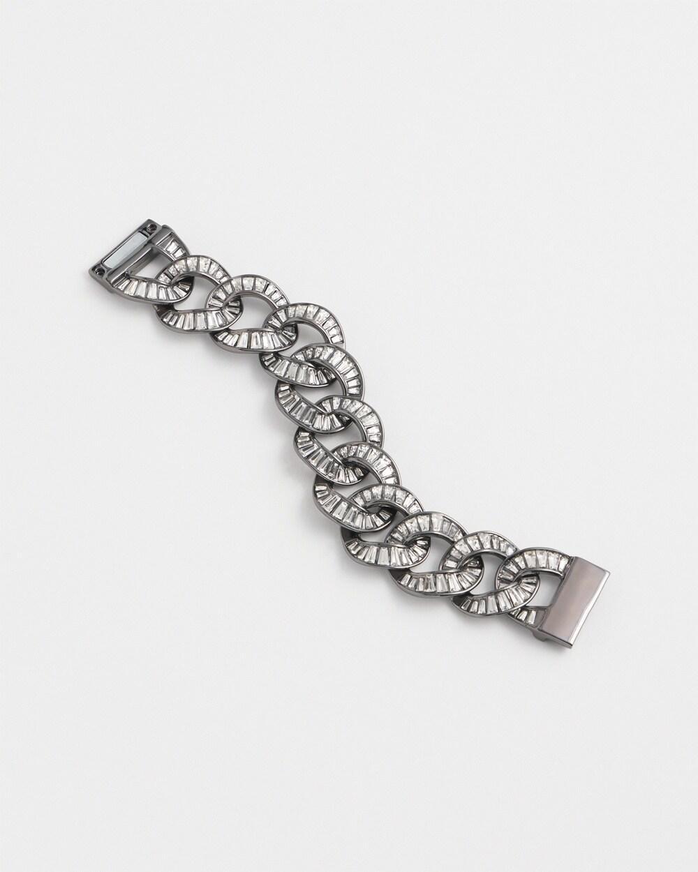 Hematite Baguette Link Bracelet   Chico's - Hematite - Women Product Image