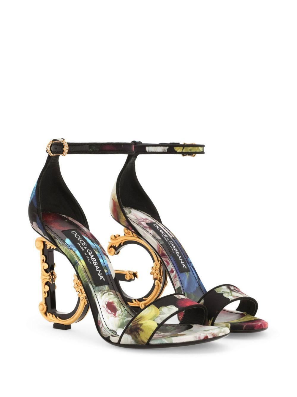 105mm DG Baroque-heel sandals Product Image