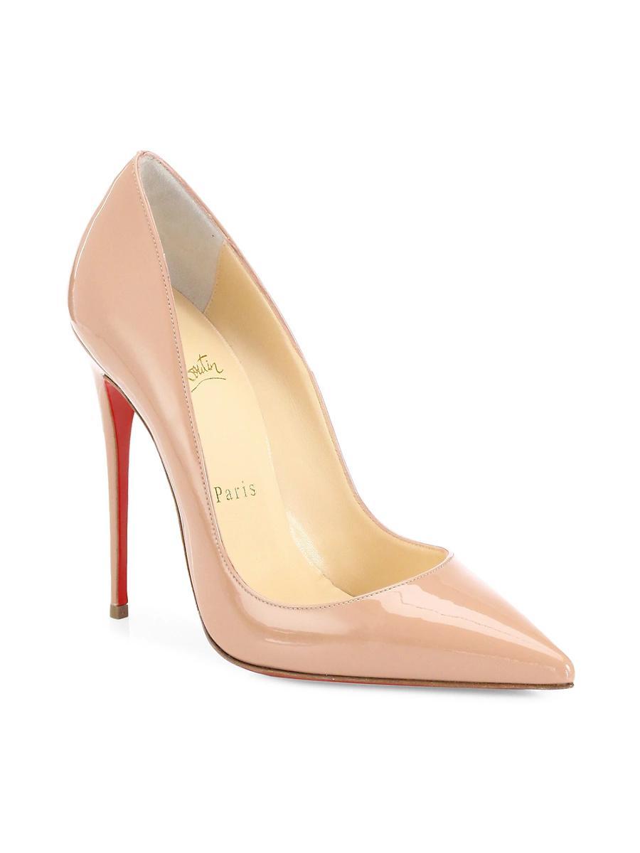 So Kate Patent Pointed-Toe Red Sole Pump Product Image