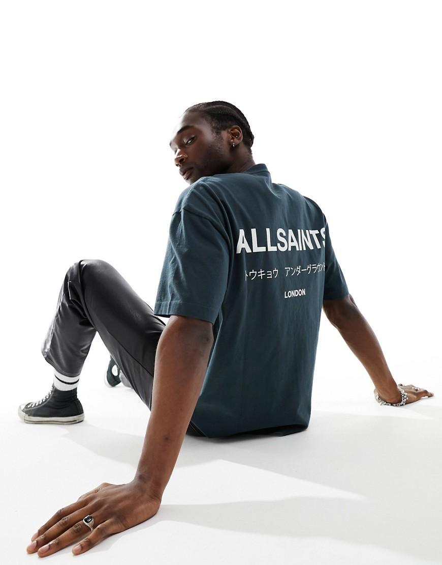 Allsaints Underground Organic Cotton Logo Graphic Tee Product Image