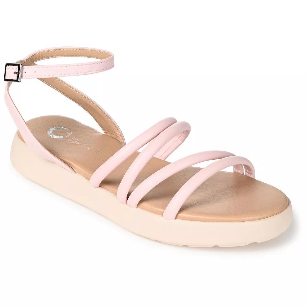Journee Palomma Tru Comfort Foam™ Women's Strappy Sandals, Size: 7.5, Purple Product Image