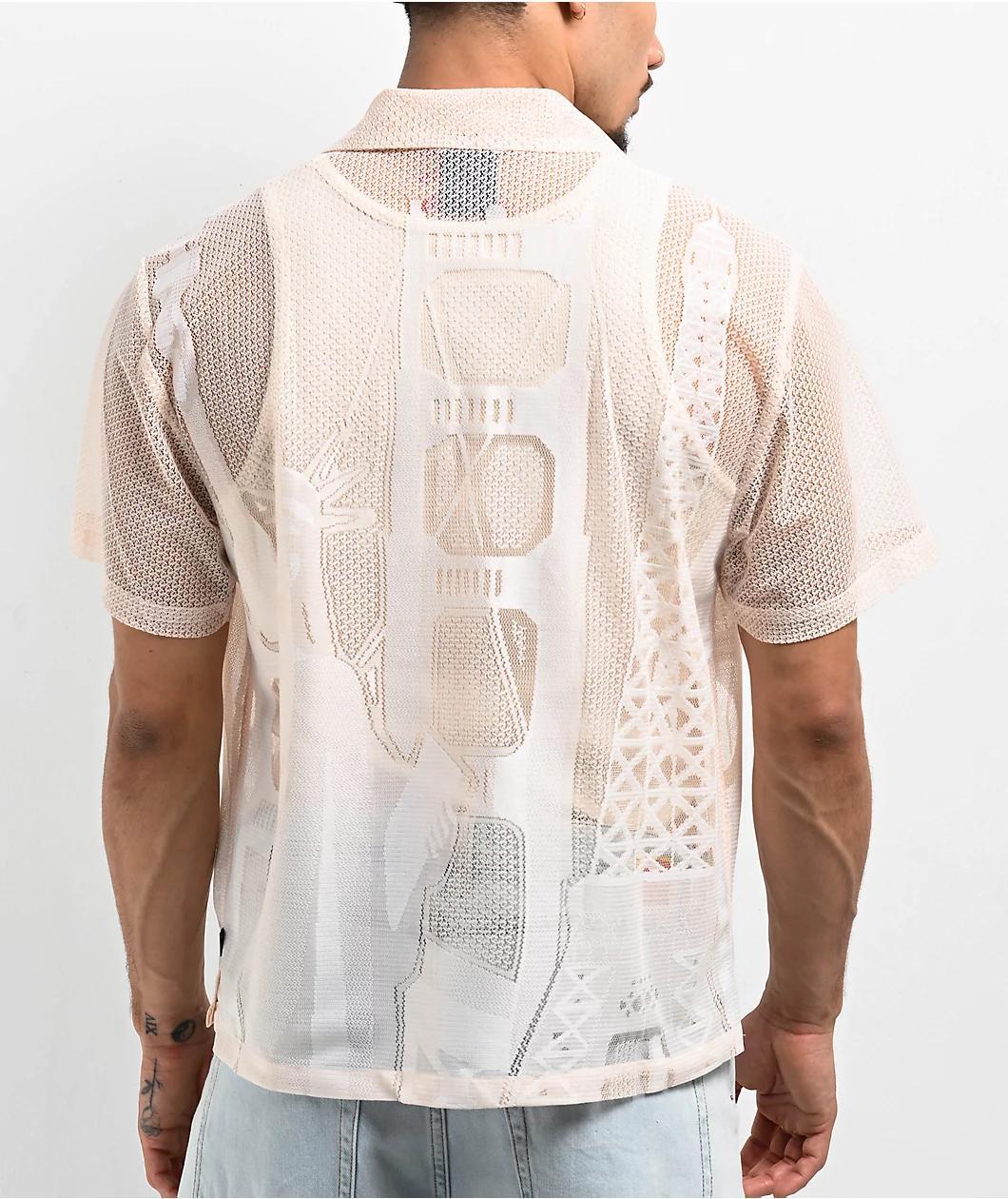HUF World Tour Lace Short Sleeve Button Up Shirt Product Image