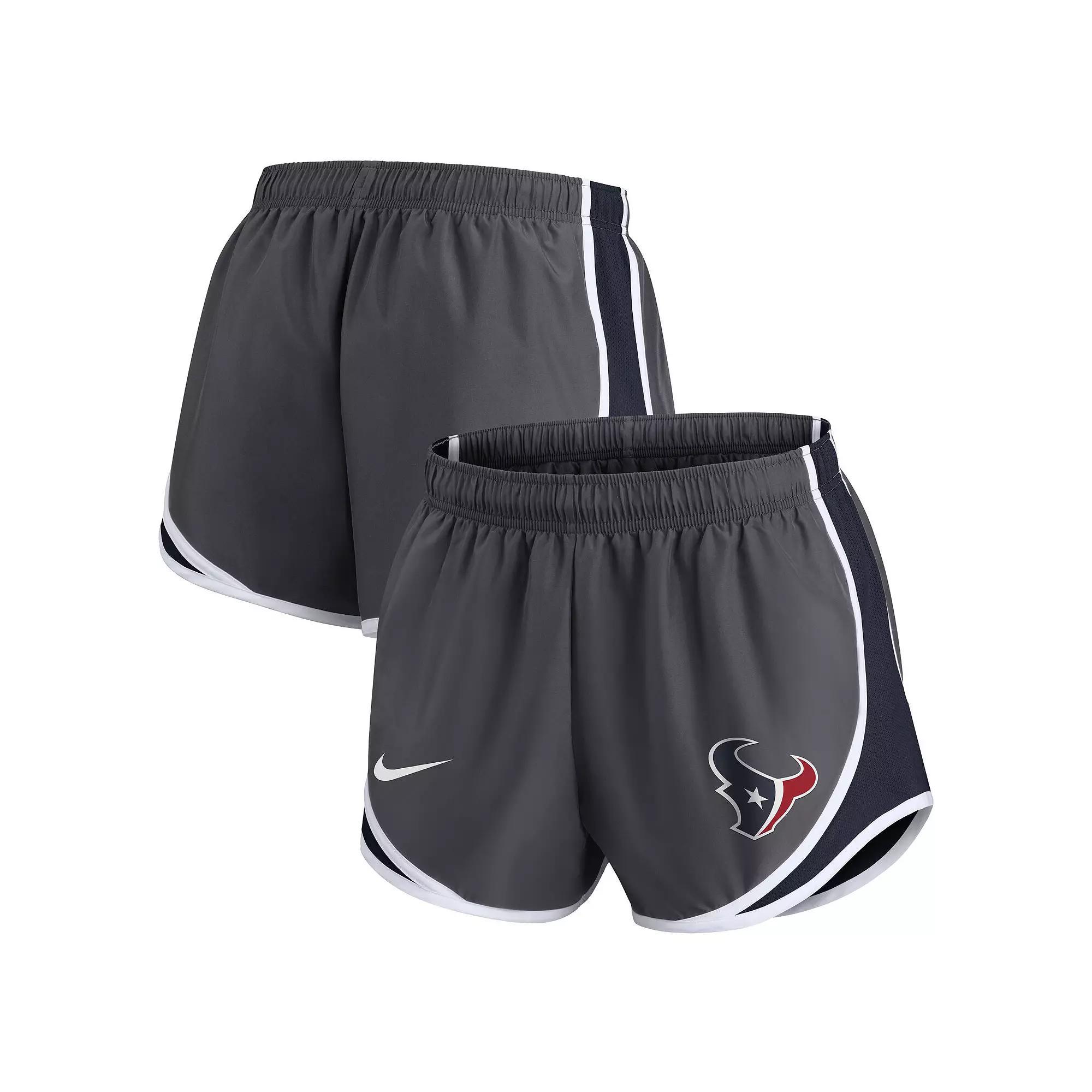 Women's Nike Charcoal Seattle Seahawks Logo Performance Tempo Shorts, Size: Small Product Image