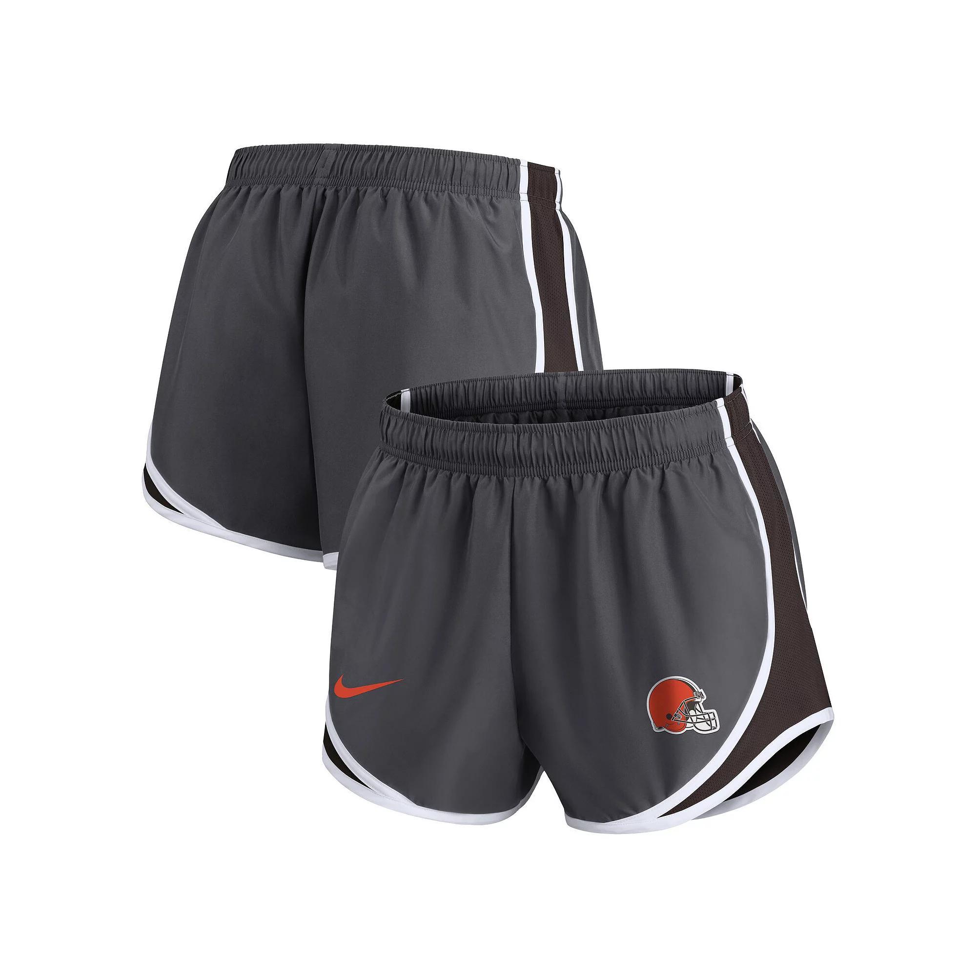 Women's Nike Charcoal Los Angeles Rams Logo Performance Tempo Shorts, Size: Large Product Image