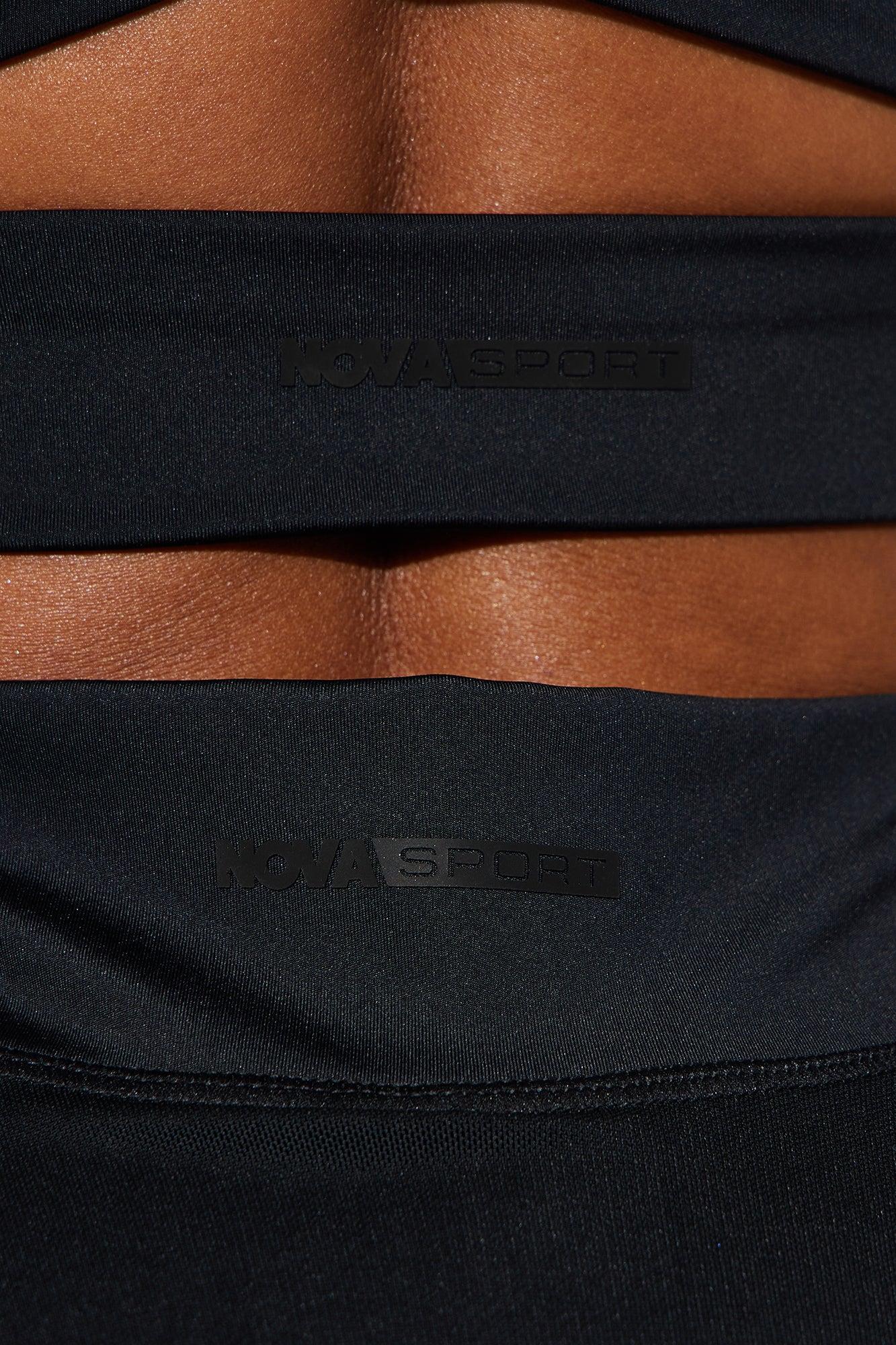 En Pointe Elevate Active Skirt Set - Black Product Image