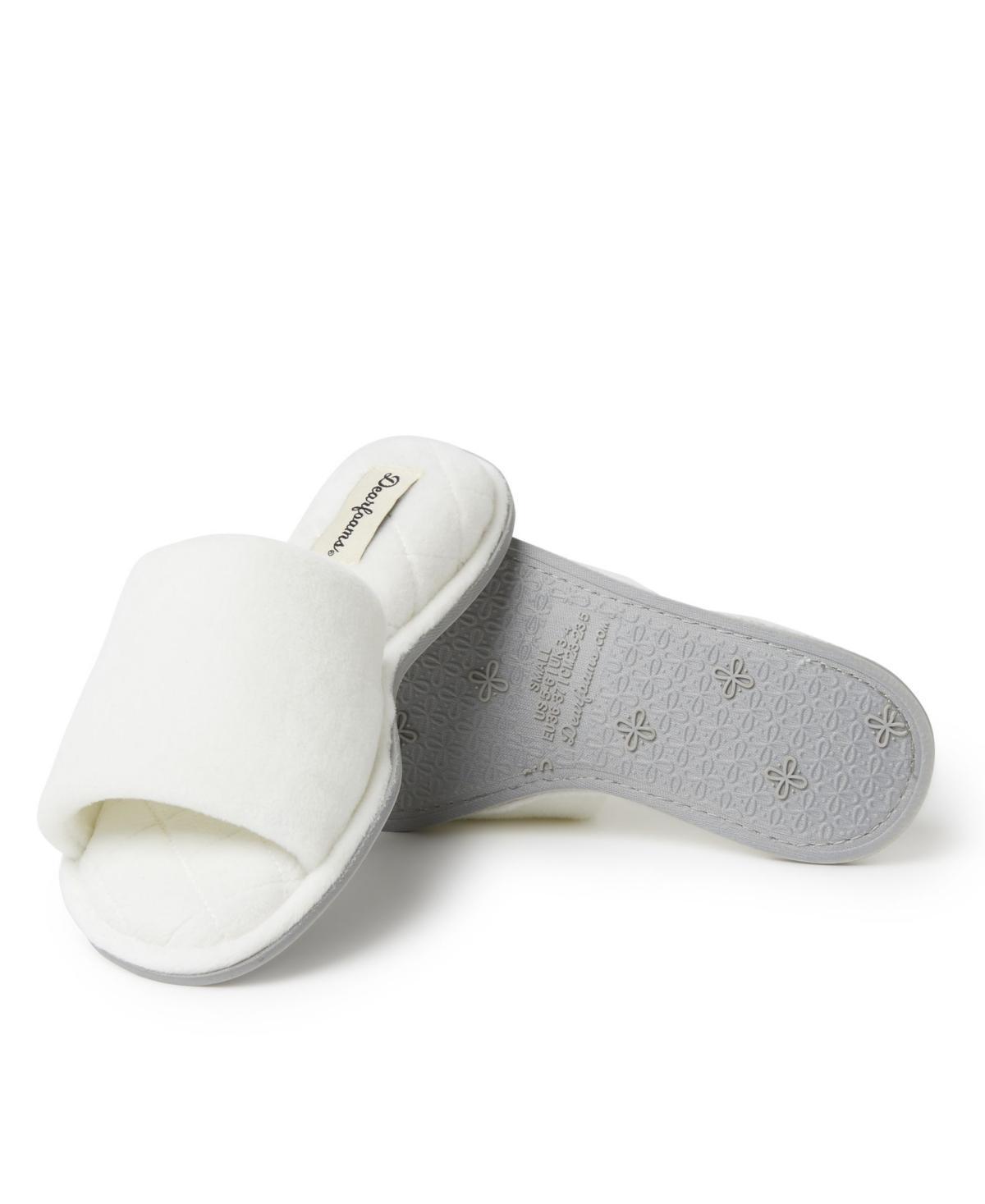 Dearfoams Beatrice Velour Womens Slide Slippers Product Image