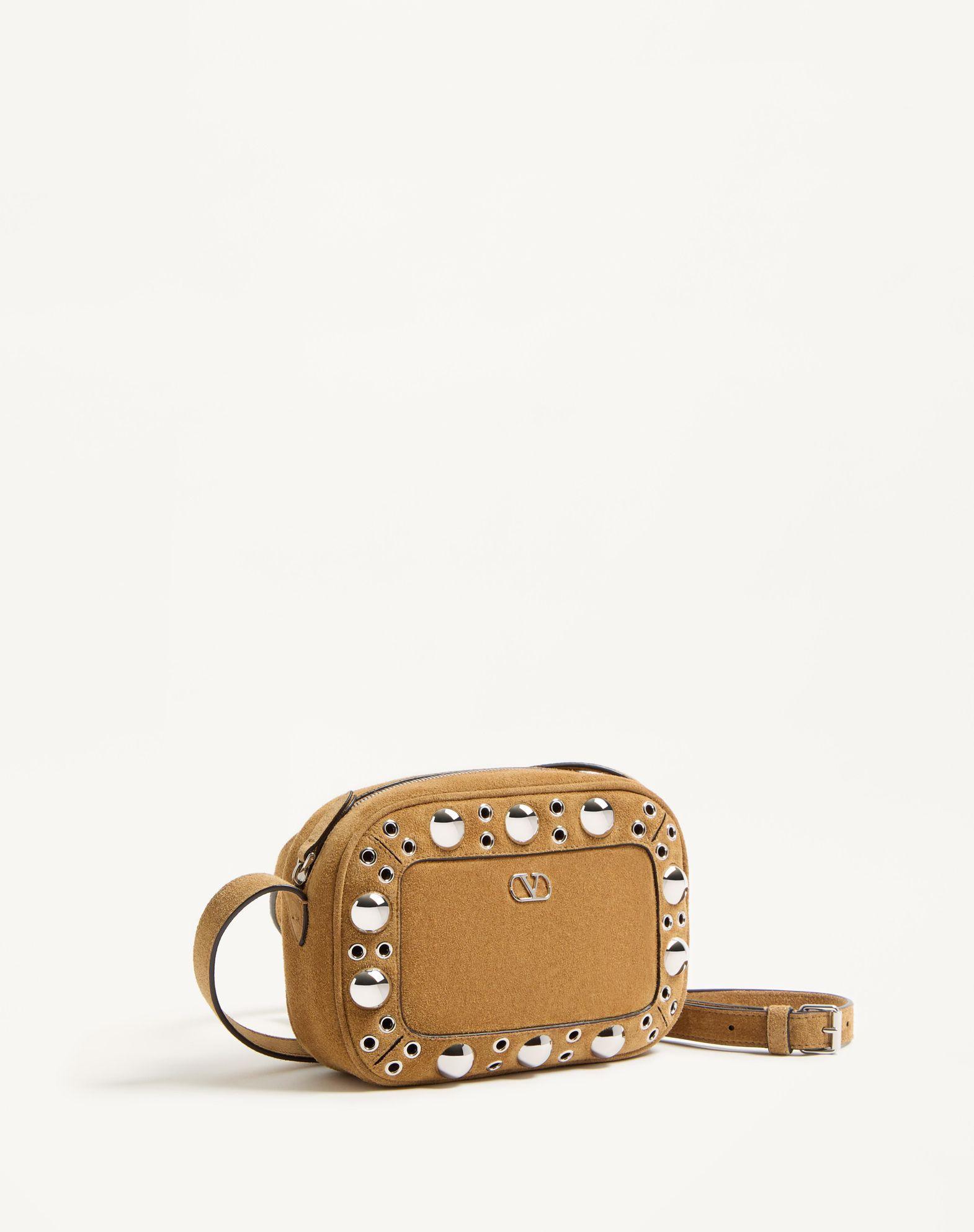 Valentino Garavani Nellcôte Suede Shoulder Bag Product Image