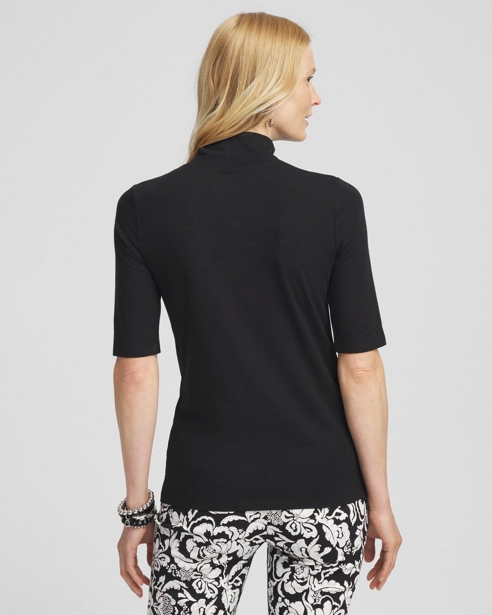 Touch of Cool™ Mock Neck Short Sleeve Tee Product Image