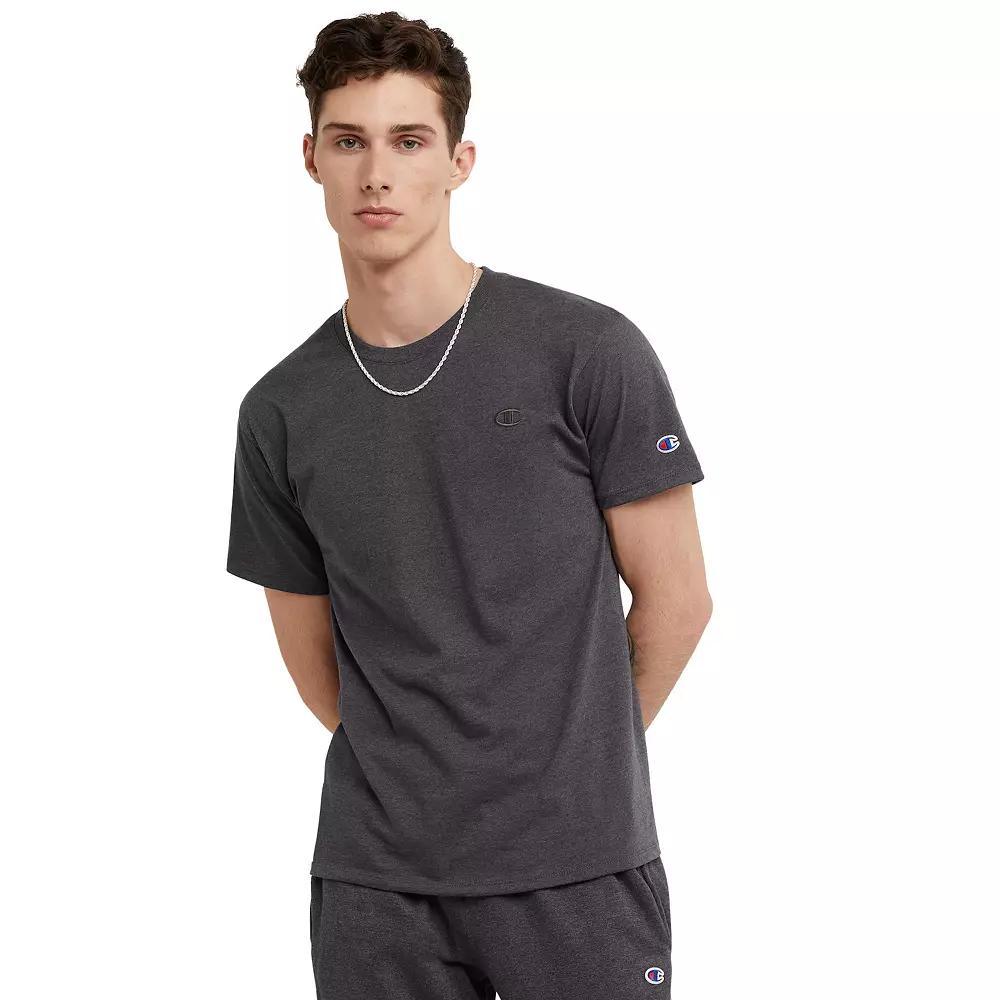Mens Champion Classic Jersey Tee Granite Grey Product Image