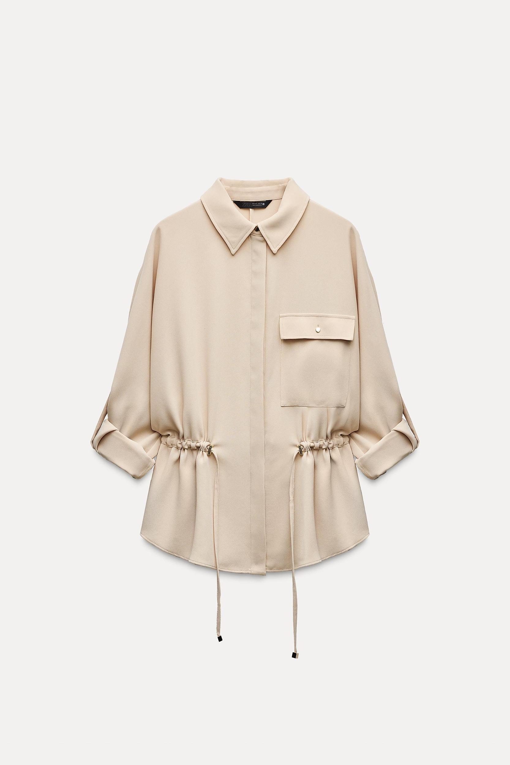 CREPE SAFARI SHIRT Product Image