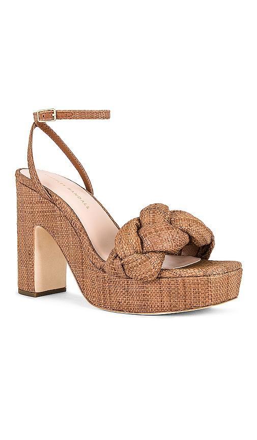 Womens Fae Braided Raffia Platform Sandals Product Image