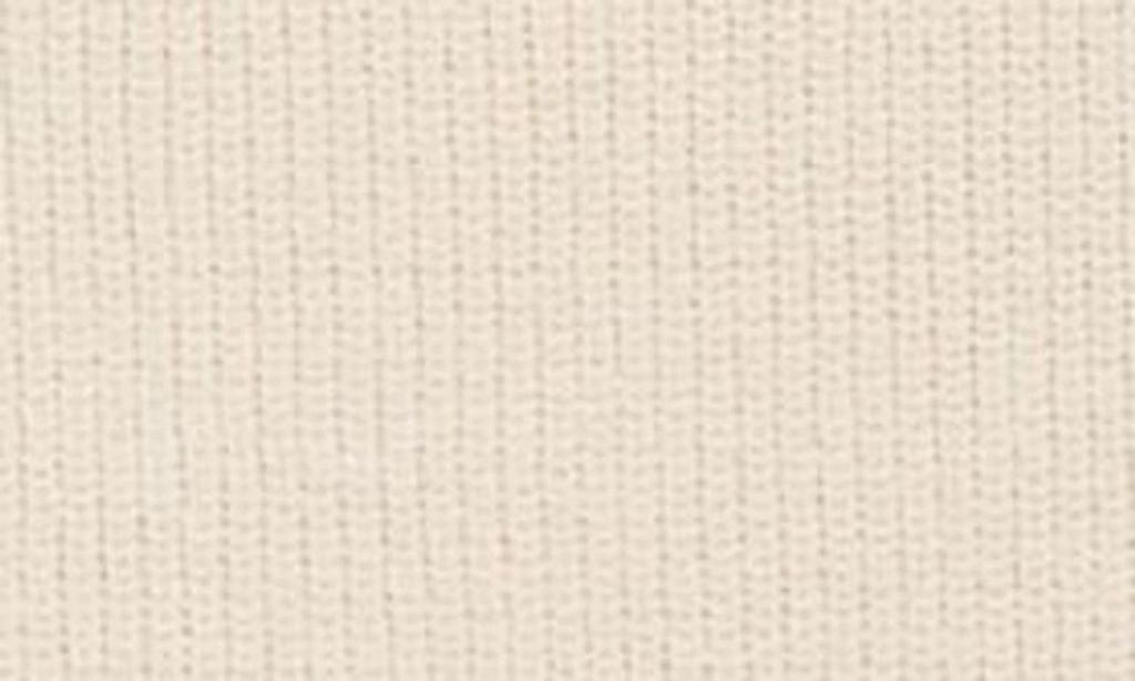 ST JOHN Short-sleeve Stretch Crepe Rib Knit Top In Ecru Product Image