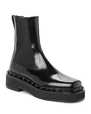 Womens M-way Rockstud Beatle In Calfskin With Tone-on-tone Studs 50 Mm Product Image