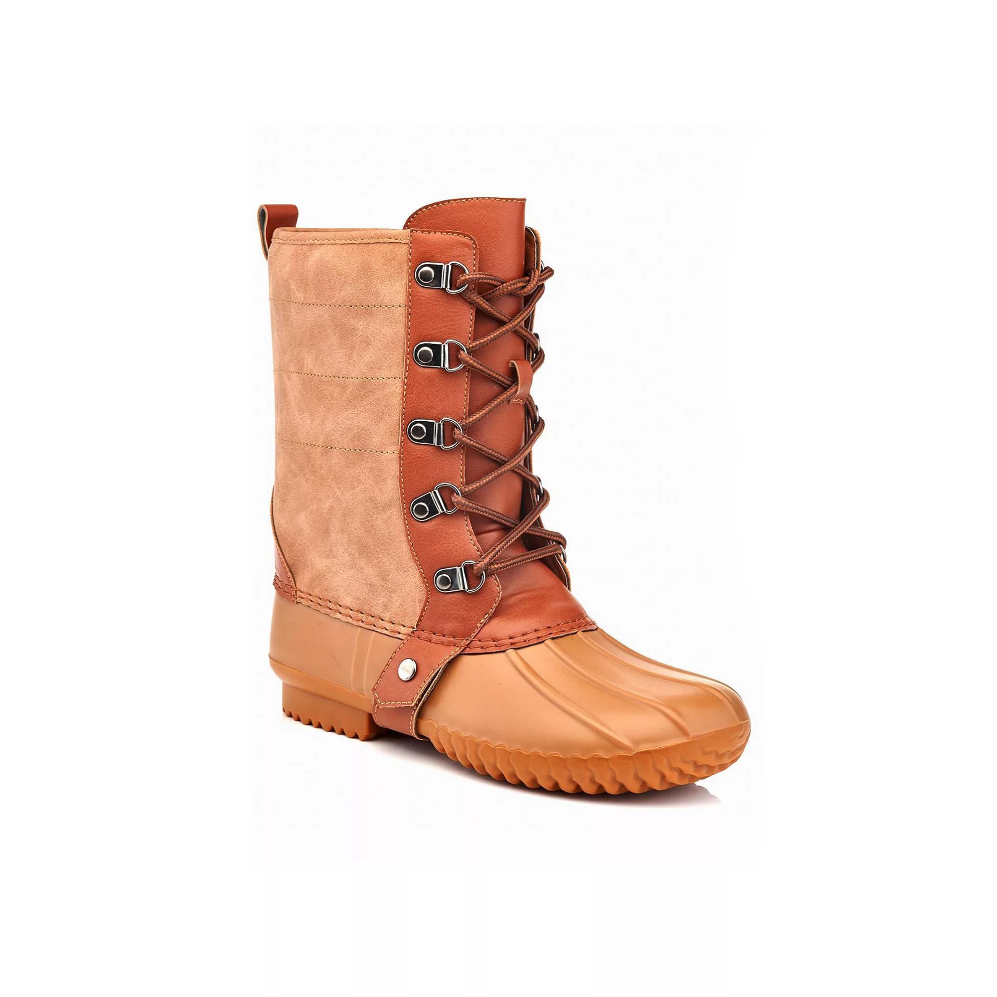 Henry Ferrera B779 Women's Duck Boots, Size: 10, Red Product Image