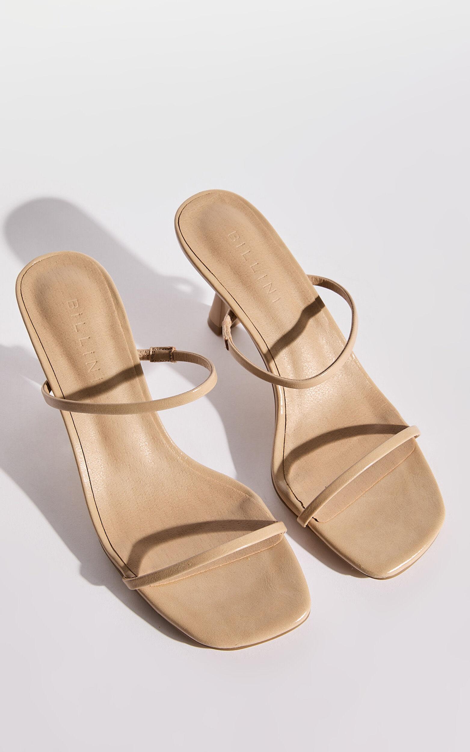 Billini - Qahira Heels in Sesame Shimmer Product Image