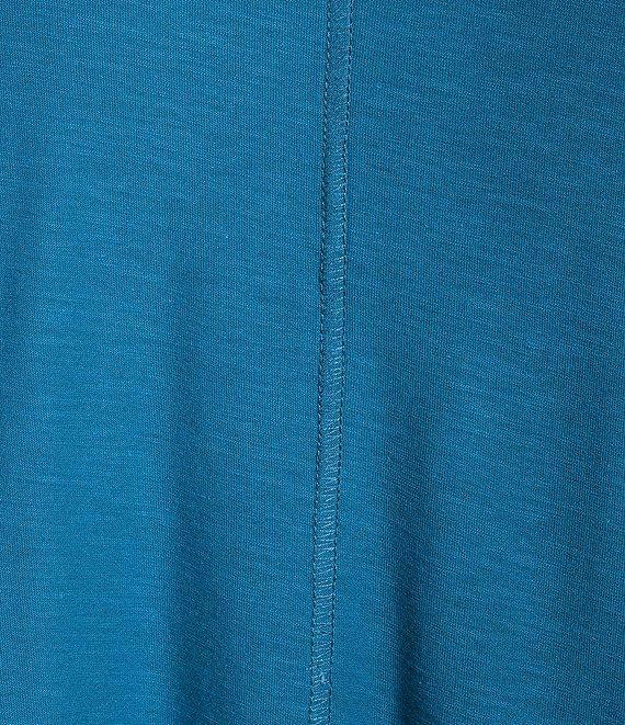 Westbound Plus Size Knit 3/4 Sleeve Crew Neck Tee Product Image