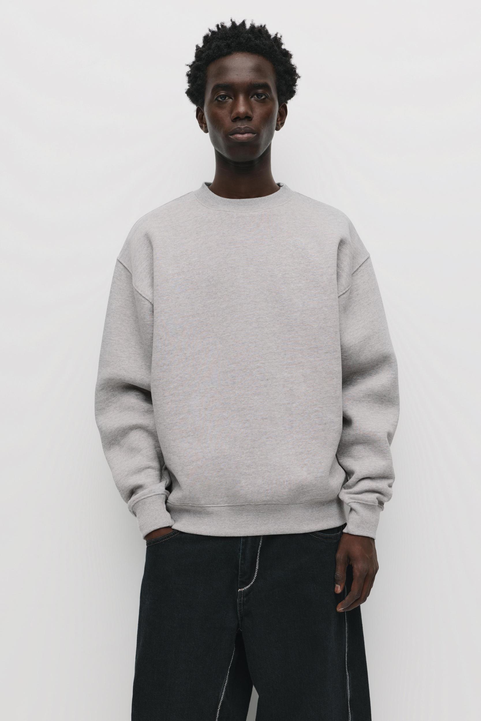 Basic crew neck sweatshirt Product Image