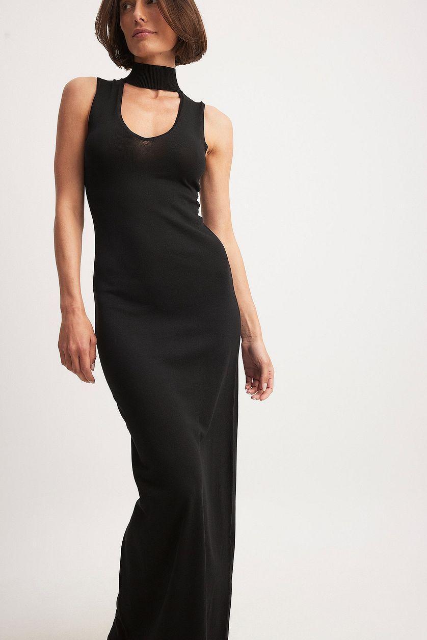 Choker Detail Maxi Dress Product Image