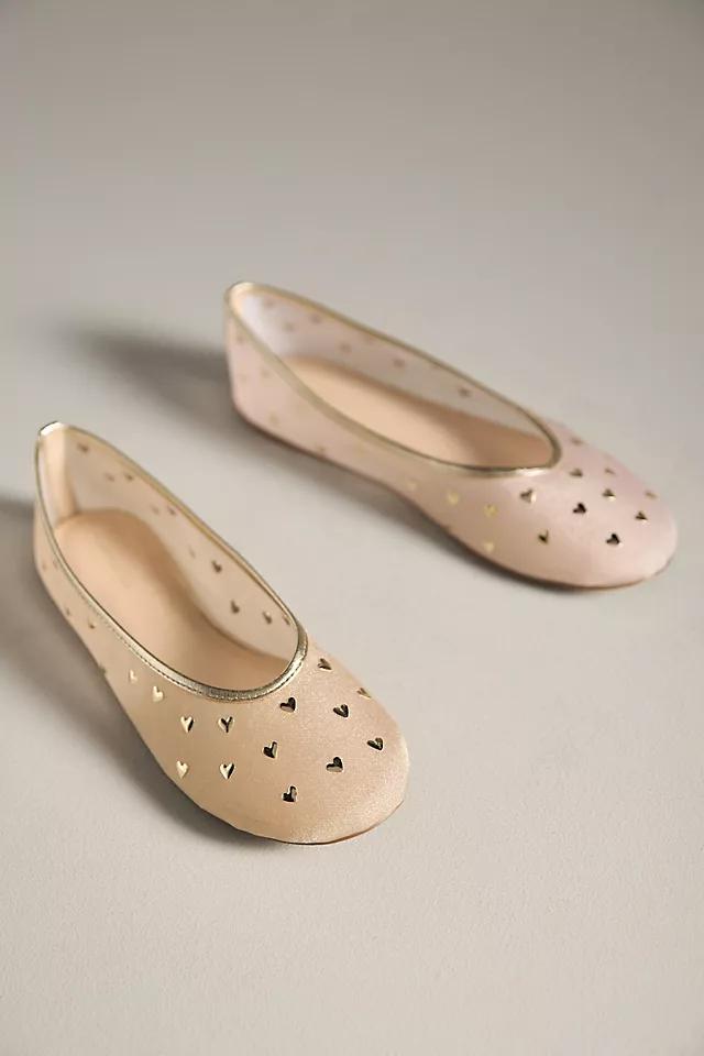By Anthropologie Glitz Mesh Flats Product Image
