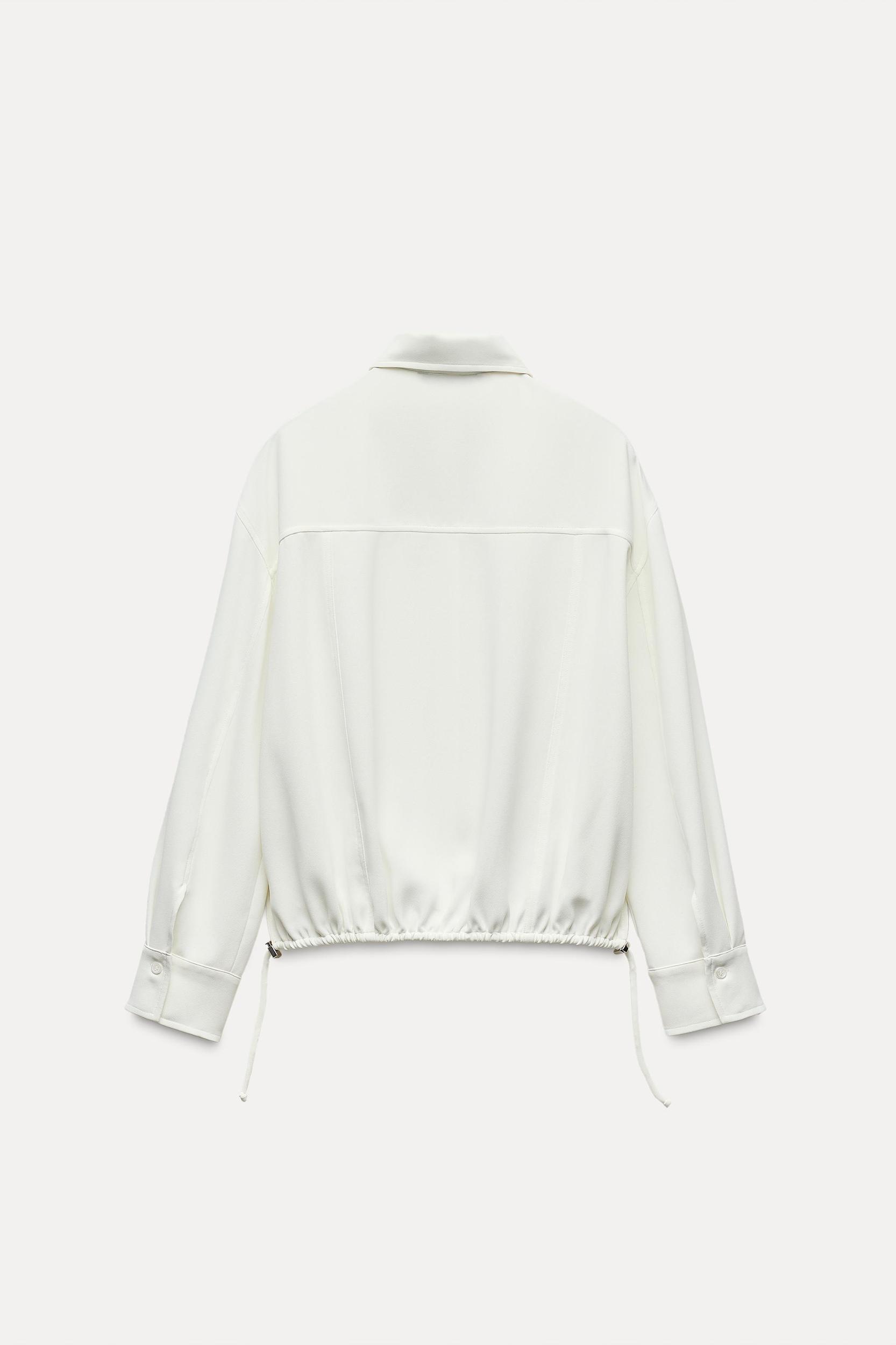 CREPE TIE SHIRT Product Image