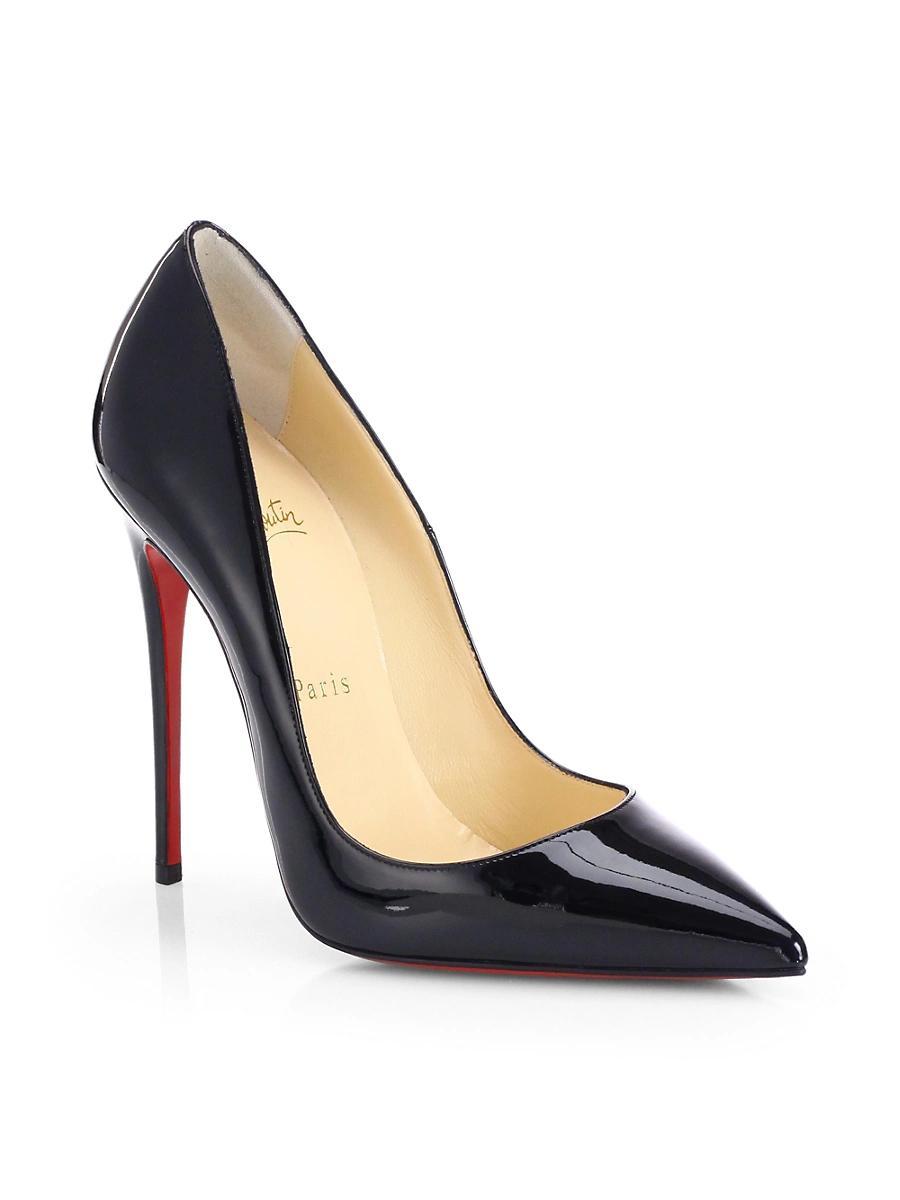 So Kate Patent Pointed-Toe Red Sole Pump Product Image