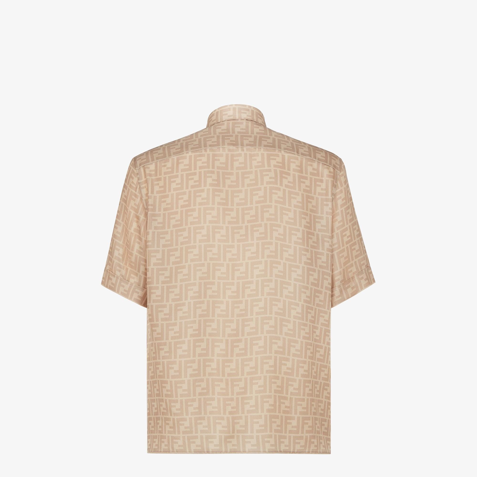ShirtBeige FF silk shirt Product Image