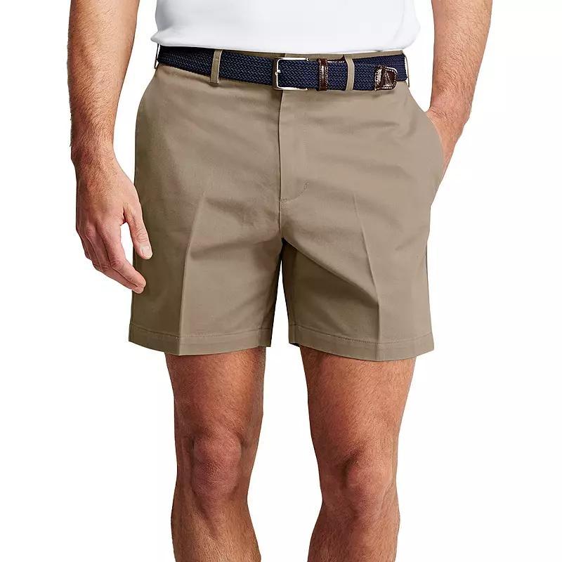 Men's Lands' End Classic-Fit 6-inch No-Iron Chino Shorts, Size: 34, Black Product Image