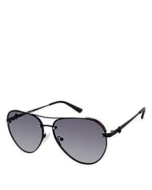 Kurt Geiger London Womens KGL1002 Shoreditch 60mm Gradient Aviator Sunglasses Product Image