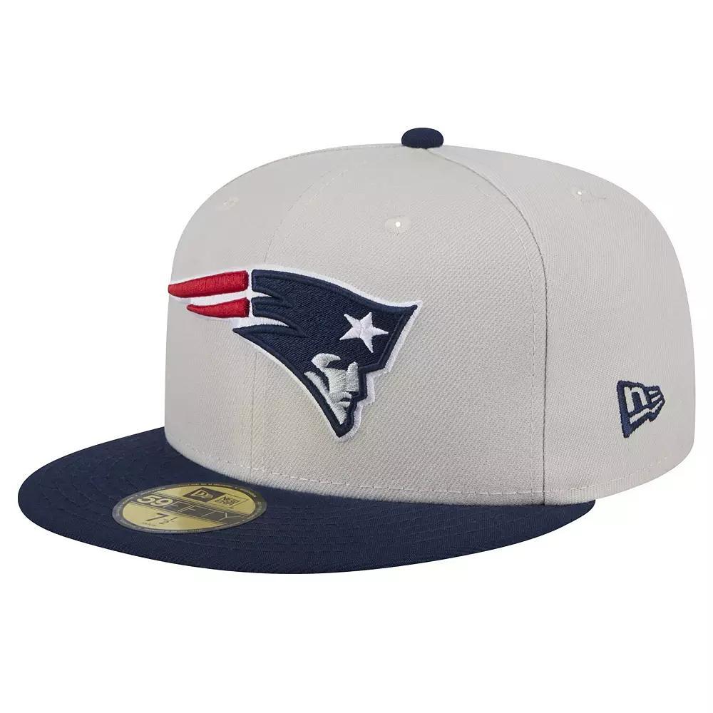 Men's New Era New England Patriots Stoney 59FIFTY Fitted Hat, Size: 7, Team Product Image