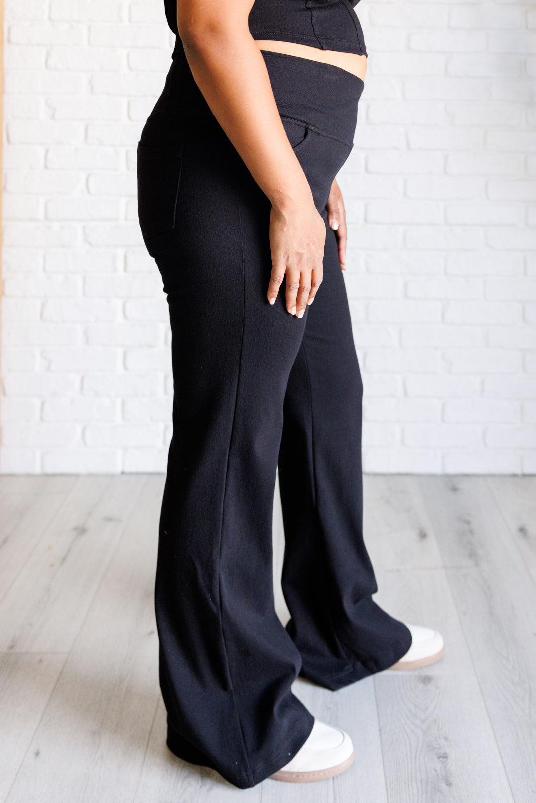 Magic Straight Pants in Hunter Green Product Image