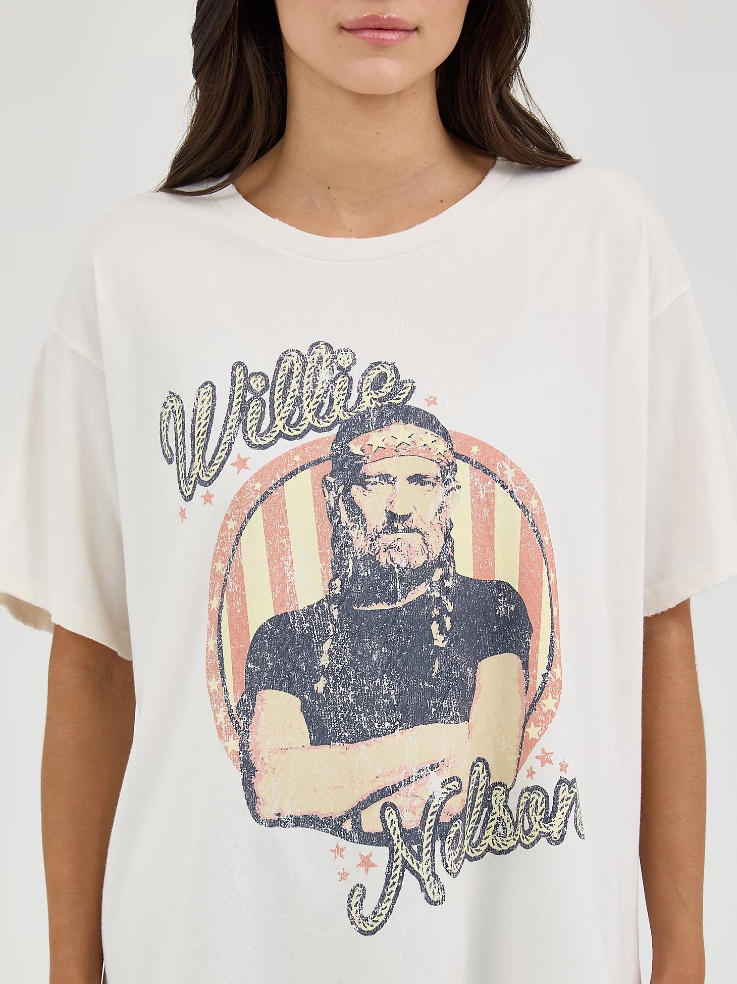 Women's Wrangler® Willie Nelson Oversized Band Tee | Women's TOPS | Wrangler® Product Image