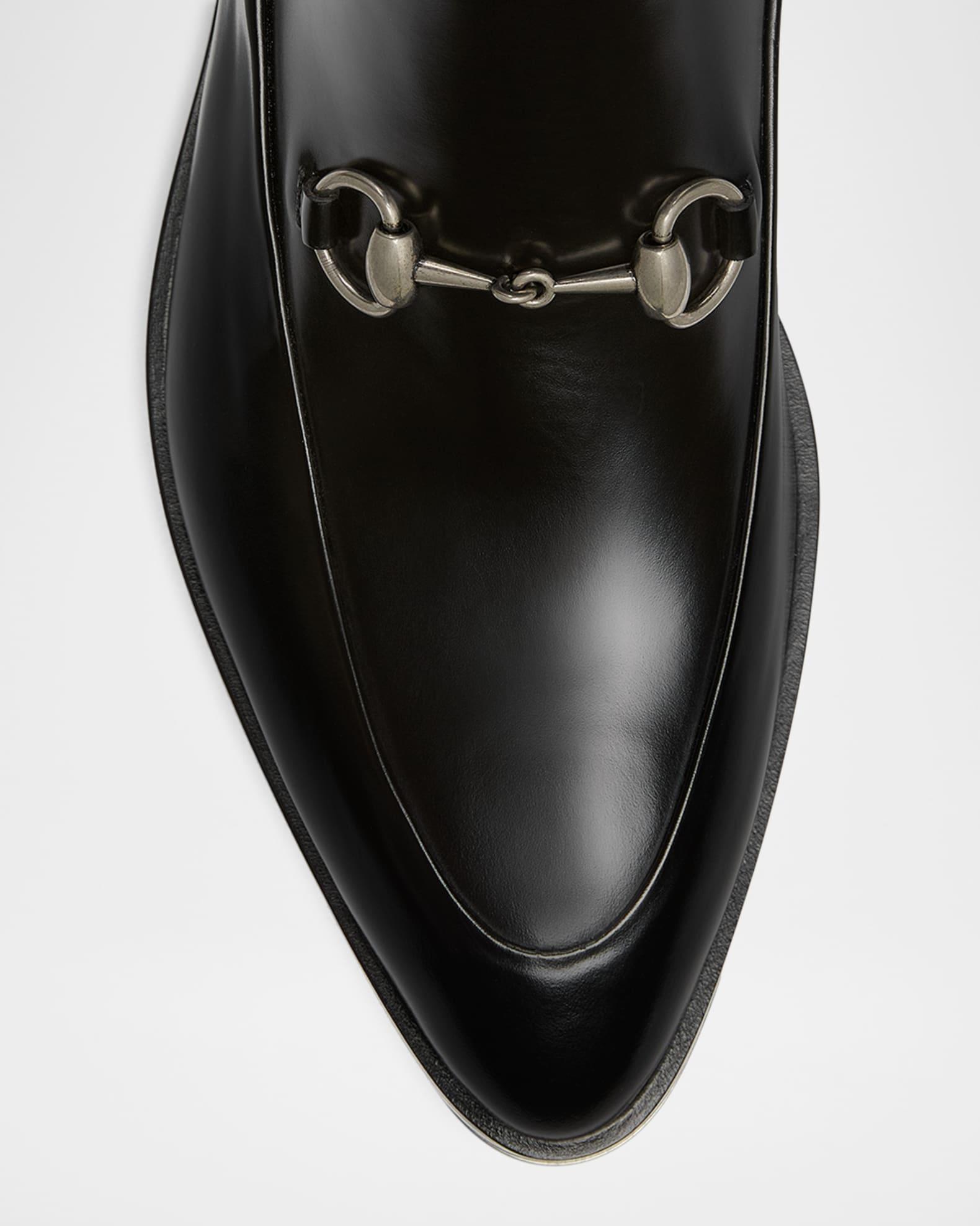 Men's Burn Leather Horsebit Ankle Boots Product Image