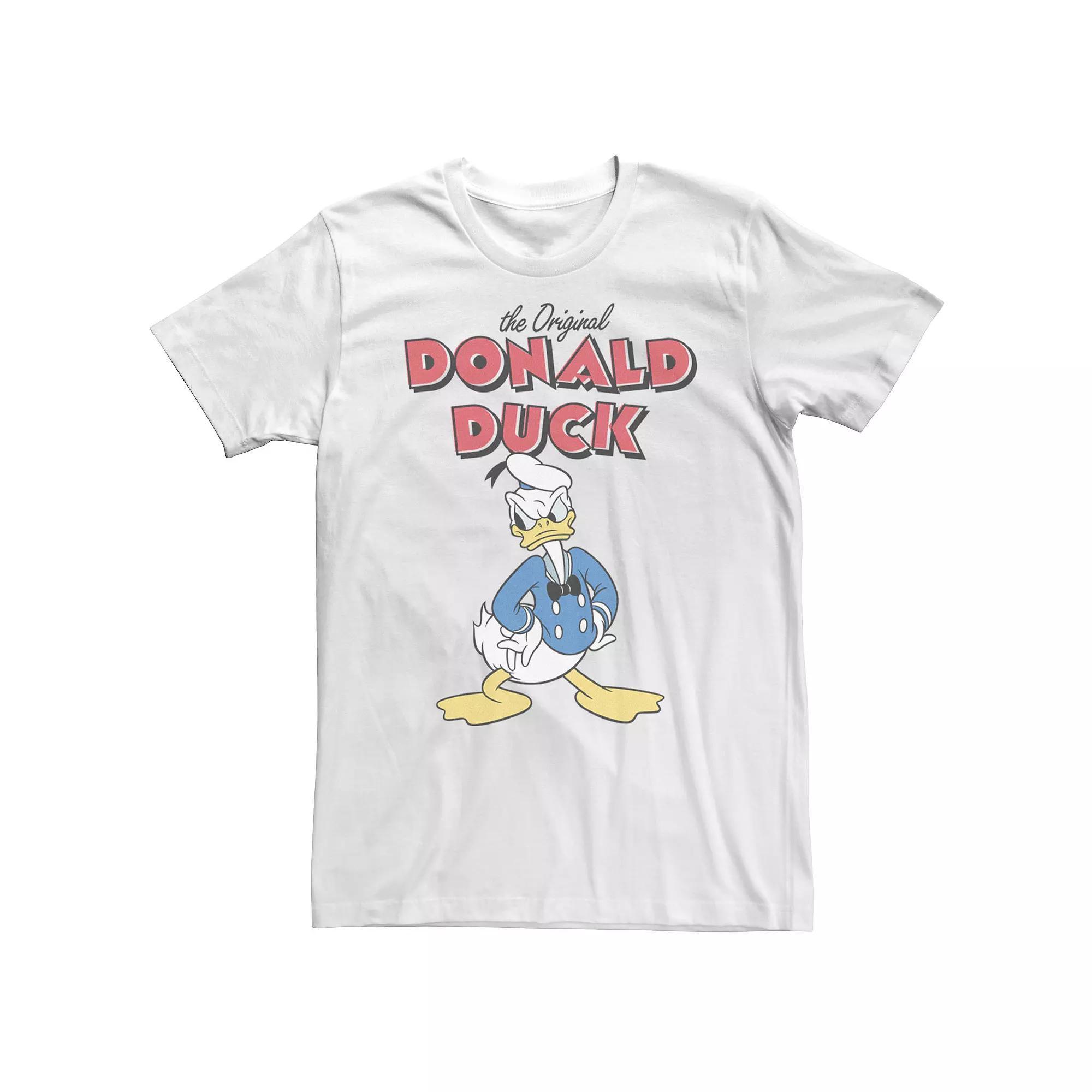 Big & Tall Disney Mickey And Friends Donald Duck The Original Tee, Men's, Size: 3XL Tall, White Product Image